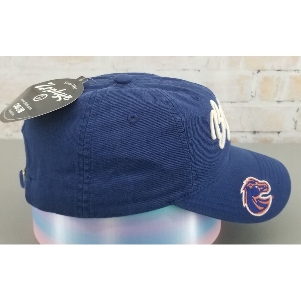 NWT Zephyr Boise State Broncos Blue Strapback Hat/Cap Unstructured Canvas - Picture 3 of 6